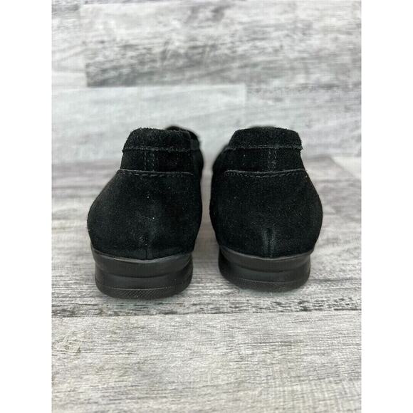 Easy Spirit Womens Size 10 Black Suede Loafers - Picture 3 of 8
